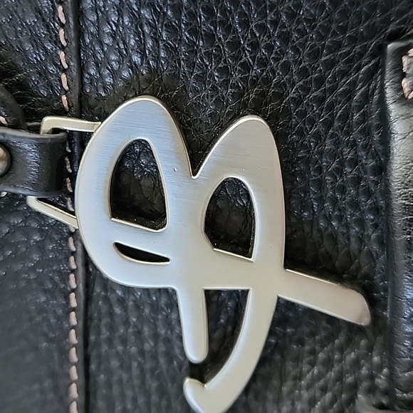 B. Makowsky Leather Crossbody in black leather vintage - Picture 3 of 16